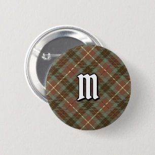 Bóton Redondo 5.08cm Botão Tartan de Caça e Fraser Meteorado