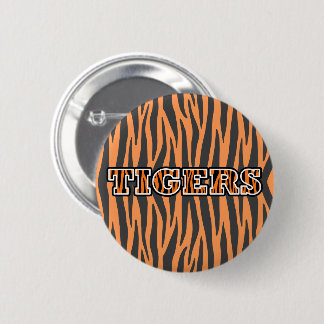 Bóton Redondo 5.08cm Botão TIGERS