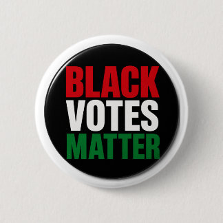 Bóton Redondo 5.08cm Botão Votos Negros Importam