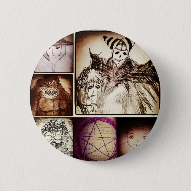 Bóton Redondo 5.08cm botão yaie anime manga mystery 2 (Frente)