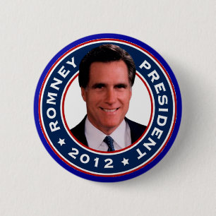 Bóton Redondo 5.08cm Botões da eleição presidencial 2012 de Mitt Rom