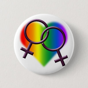 Bóton Redondo 5.08cm Botões de orgulho gay Mesmo Sexo Arco-Íris Botões 