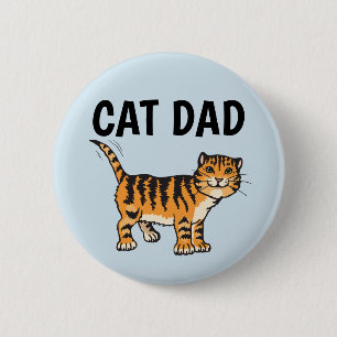 BÓTON REDONDO 5.08CM BOTÕES DE PAI CAT