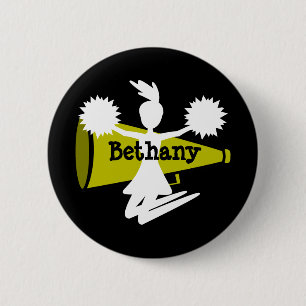 Bóton Redondo 5.08cm Botões do dom do cheerleader