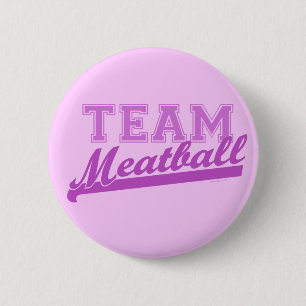 Bóton Redondo 5.08cm Botões do Meatball da equipe
