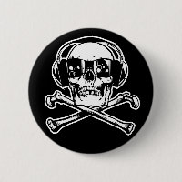 Botões do pirata de Digitas