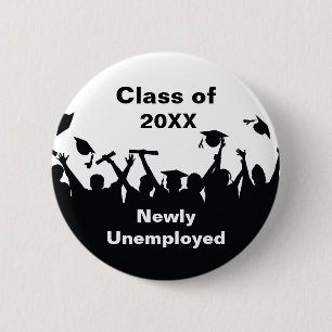 Bóton Redondo 5.08cm Botões engraçados do Pin da graduação