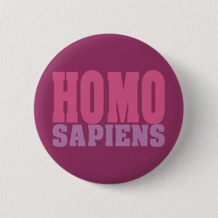 Bóton Redondo 5.08cm Botões HOMO SAPIENS