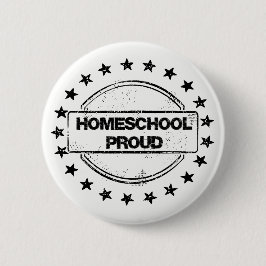 Bóton Redondo 5.08cm Botões orgulhosos de Homeschool