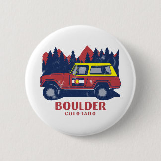 Bóton Redondo 5.08cm Boulder Colorado Vintage