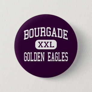 Bóton Redondo 5.08cm Bourgade - Eagles dourado - católico - Phoenix