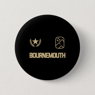 Bóton Redondo 5.08cm Bournemouth Soccer Jersey 
