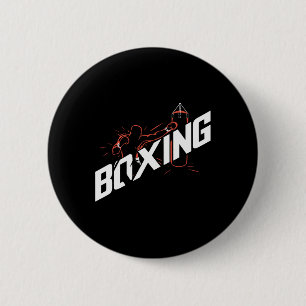 Bóton Redondo 5.08cm Boxe Socos Byg Boxe Kickboxing Amante do Boxe