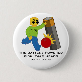 Bóton Redondo 5.08cm BPPJH rolou sobre o botão