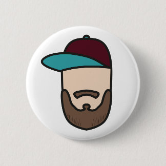 Bóton Redondo 5.08cm Branco do botão de Curlingseb