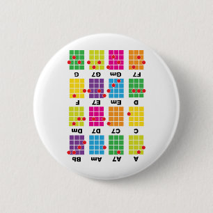 Bóton Redondo 5.08cm Branco do T da fraude da corda