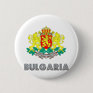 Bóton Redondo 5.08cm Brasão de Bulgária