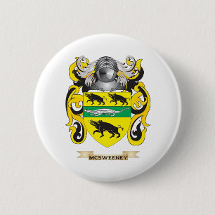 Bóton Redondo 5.08cm Brasão de McSweeney (crista da família)