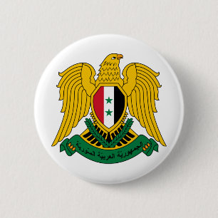 Bóton Redondo 5.08cm brasão de syria