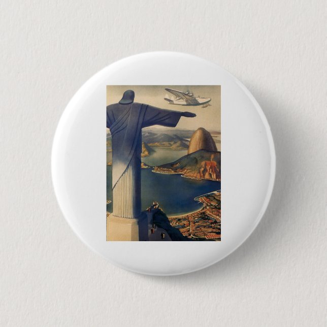 Bóton Redondo 5.08cm Brasil (Frente)