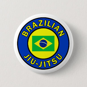 Bóton Redondo 5.08cm Brasileiro Jiu Jitsu