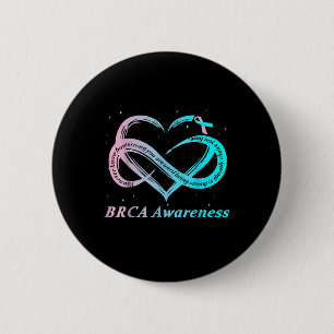 Bóton Redondo 5.08cm Brca Warrior Im Fine Break Sensibilização