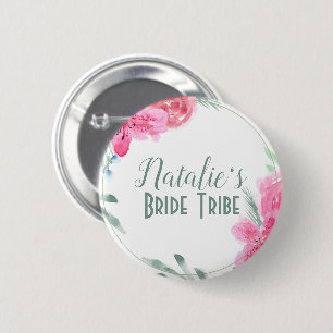 Bóton Redondo 5.08cm Bride Tribe Watecolor