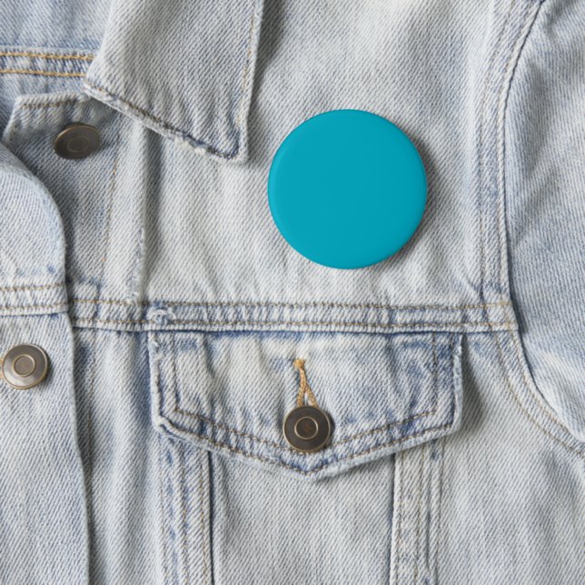 Bóton Redondo 5.08cm Bright Rich Sky Blue Button (In Situ)