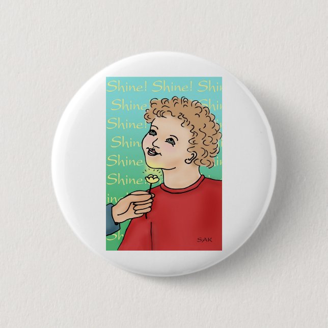 Bóton Redondo 5.08cm Brilhante! (Frente)