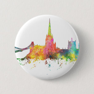 BÓTON REDONDO 5.08CM BRISTOL, SKYLINE BRITÂNICA