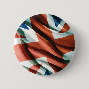 Bóton Redondo 5.08cm British Flag Pop Art