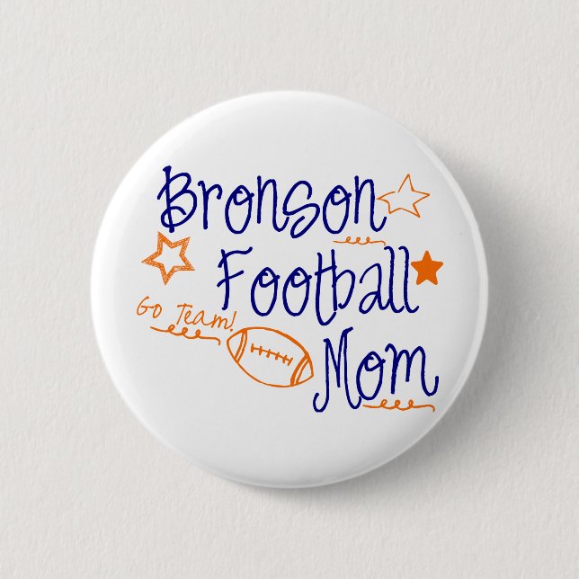 Bóton Redondo 5.08cm Bronson Futebol Mãe (Frente)