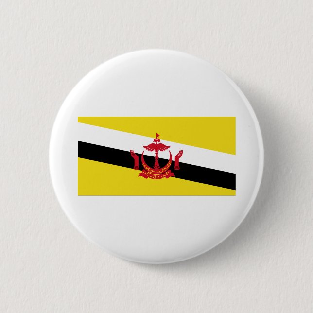 Bóton Redondo 5.08cm Brunei Flag (Frente)