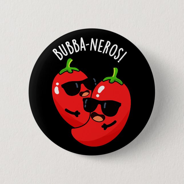 Bóton Redondo 5.08cm Bubba-neros Funny Habanero Pun Dark BG (Frente)