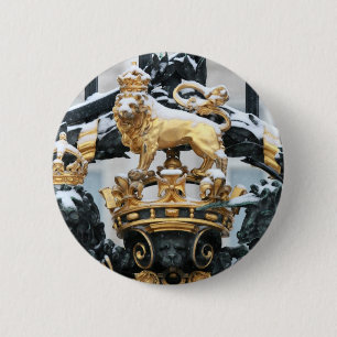 Bóton Redondo 5.08cm Buckingham Palace Londres