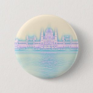 Bóton Redondo 5.08cm Budapest Parlamento Building Hungria