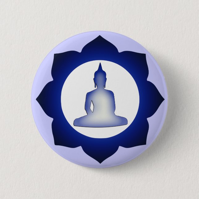 Bóton Redondo 5.08cm Buddha iluminado (Frente)