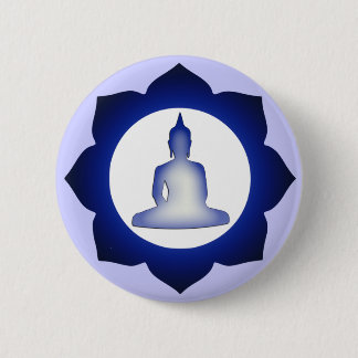 Bóton Redondo 5.08cm Buddha iluminado
