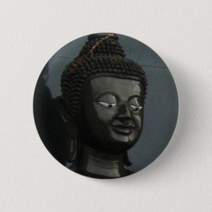 Bóton Redondo 5.08cm Buddha preto… Nong Khai, Isaan, Tailândia