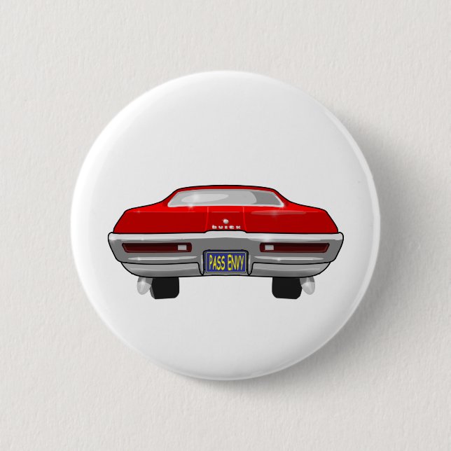 Bóton Redondo 5.08cm Buick 1968 Califórnia GS (Frente)