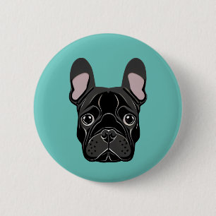 Bóton Redondo 5.08cm Buldogue Francês