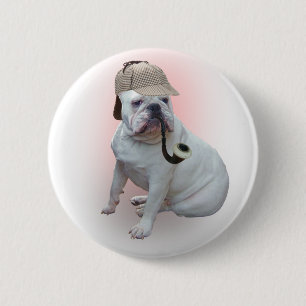 Bóton Redondo 5.08cm Buldogue inglês