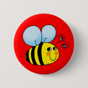 Bóton Redondo 5.08cm Bumble bee