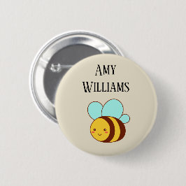 Bóton Redondo 5.08cm Bumble bonito personalizado