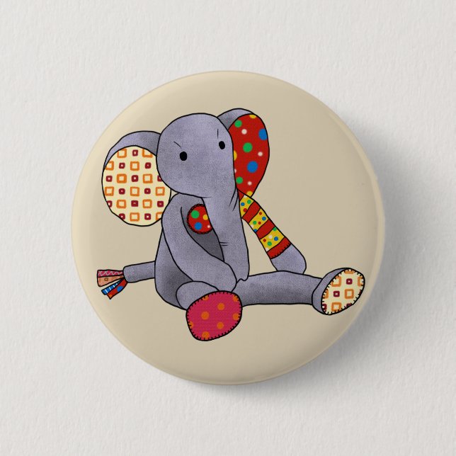 Bóton Redondo 5.08cm bunter Elefant (Frente)
