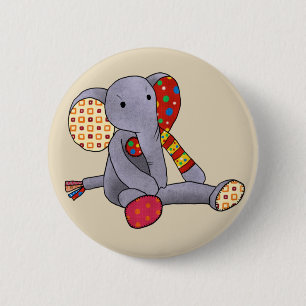 Bóton Redondo 5.08cm bunter Elefant