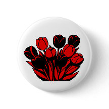 Buquê de Tulipas Vermelhas e Pretas