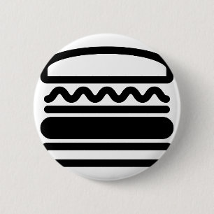 Bóton Redondo 5.08cm Burger Dreams