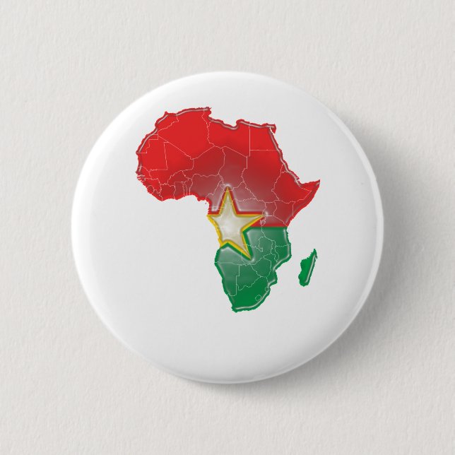 Bóton Redondo 5.08cm Burkina Faso (Frente)