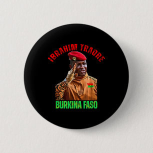 Bóton Redondo 5.08cm Burkina Faso - Ibrahim Traoré Thomas Sankara